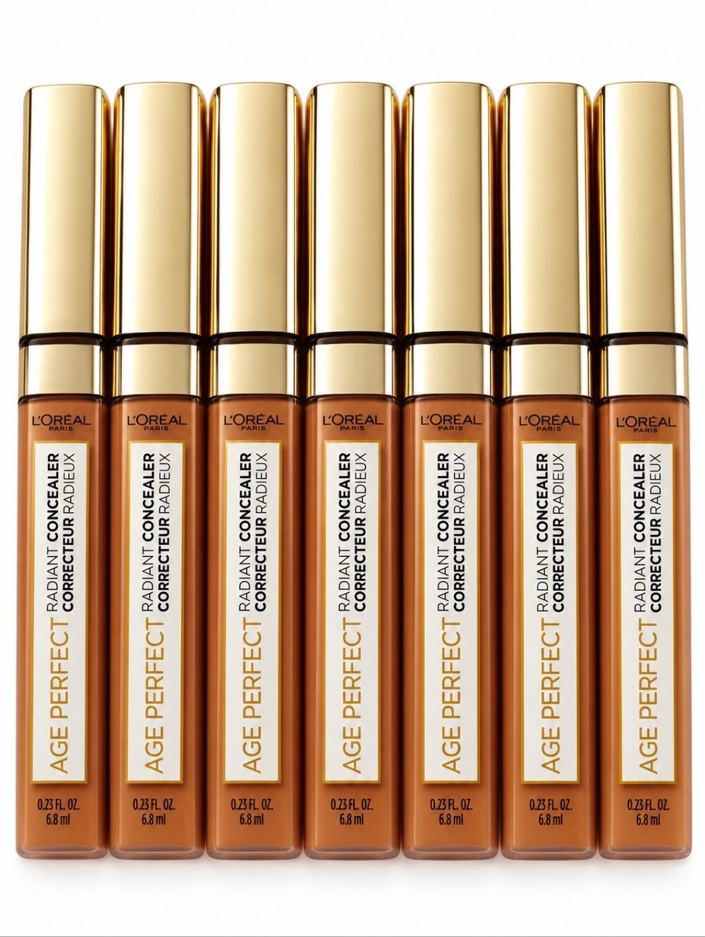 7 x L’Oréal Paris Age Perfect Radiant Concealer, 260 Almond